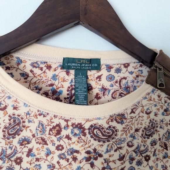 Ralph Lauren Paisley Autumn Long Sleeve Shirt - Picture 2 of 3